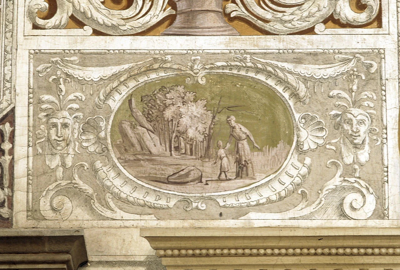 Paesaggio con figure - Villa medicea della Petraia, Firenze
